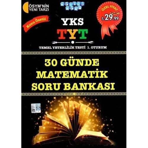Akıllı Adam YKS TYT 30 Günde Matematik Konu Özetli Soru Bankası 1. Oturum