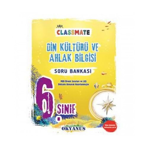 Okyanus Yayınları 6. Sınıf Din Kültürü Ve Ahlak Bilgisi Classmate Soru Bankası