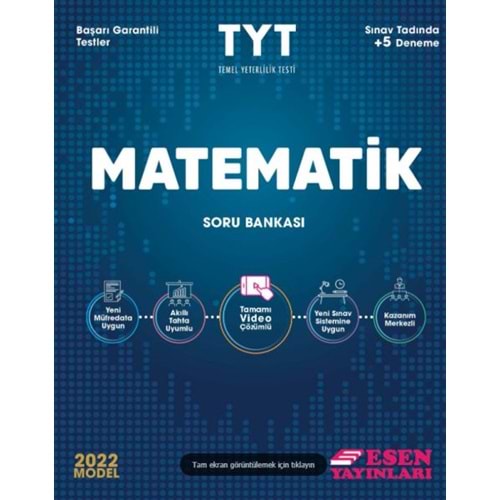 TYT Matematik Soru Bankası Esen Yayınları
