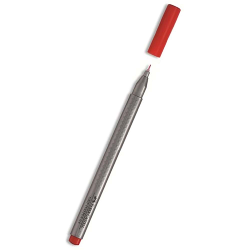 Faber-Castell Grip Finepen 0.4Mm, Lal Kirmizi