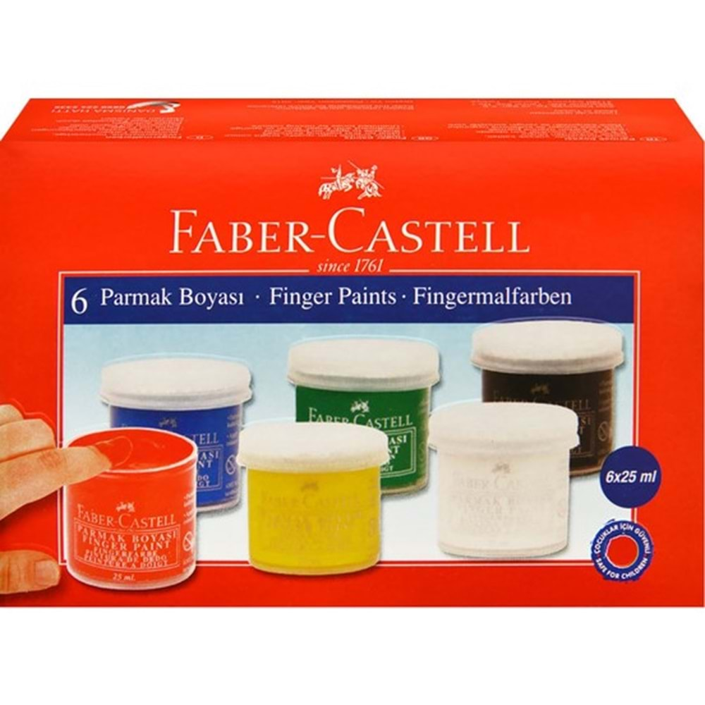 Faber-Castell Parmak Boyası 6 Renk