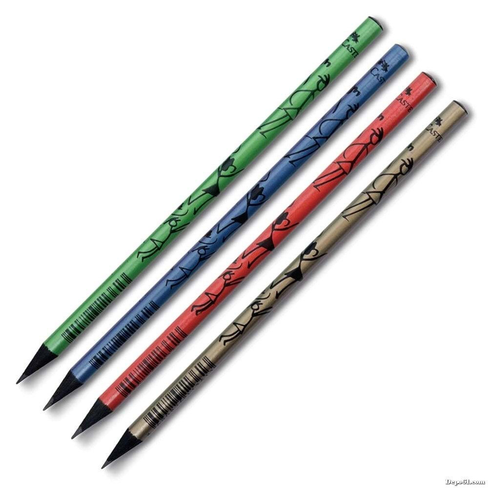 Faber Castell Hb Kurşun Kalem Çöp Adamlar