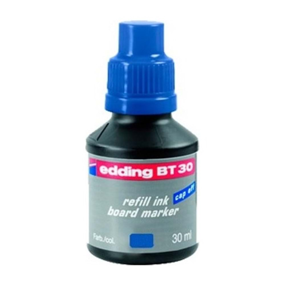 Edding Beyaz Tahta Mürekkebi 30 Ml E-Bt30 Mavi