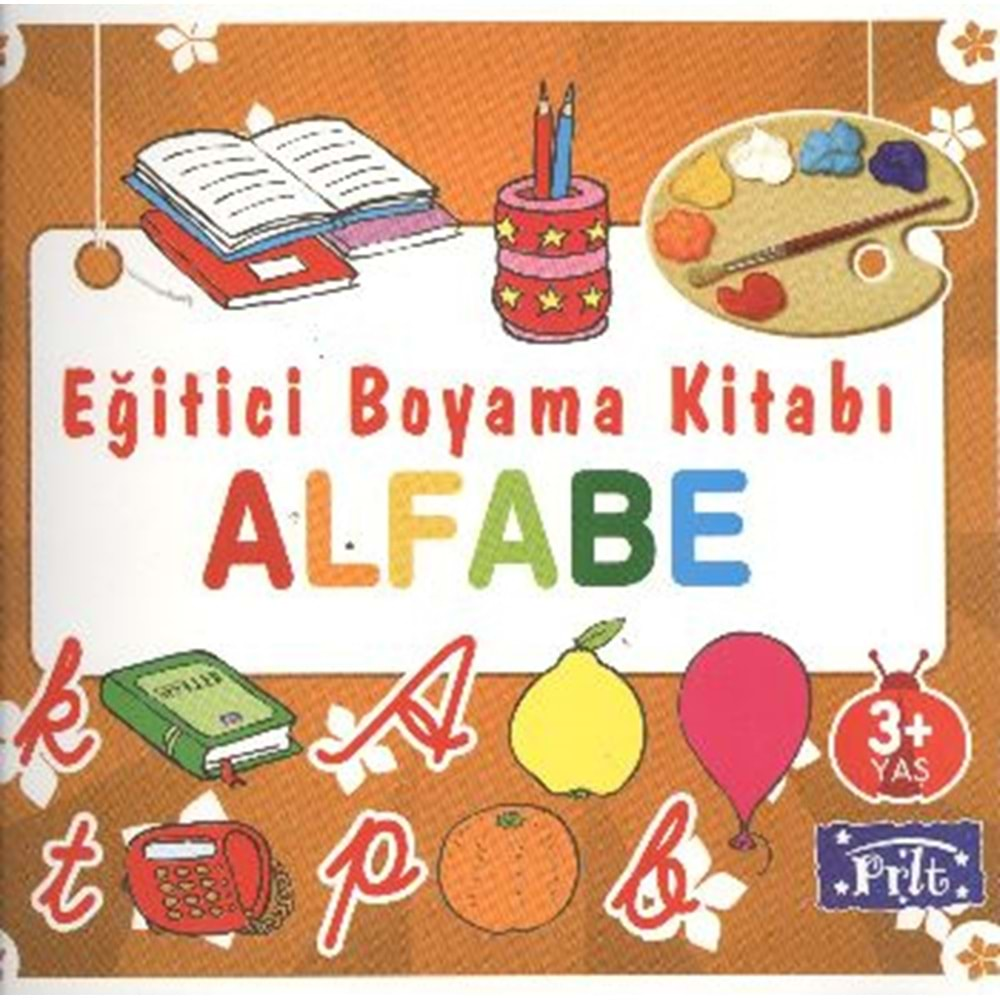 Eğitici Boyama Kitabı: Alfabe