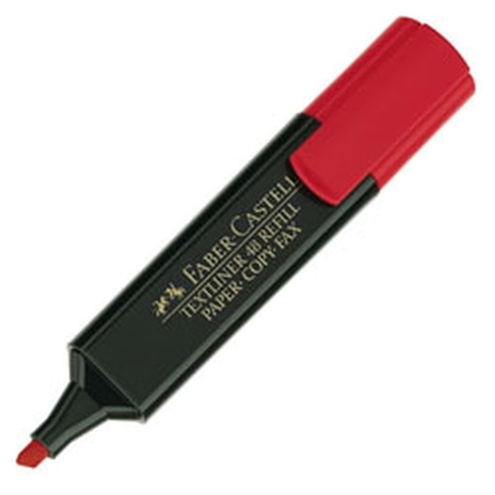 Faber-Castell Fosforlu Kalem Kırmızı