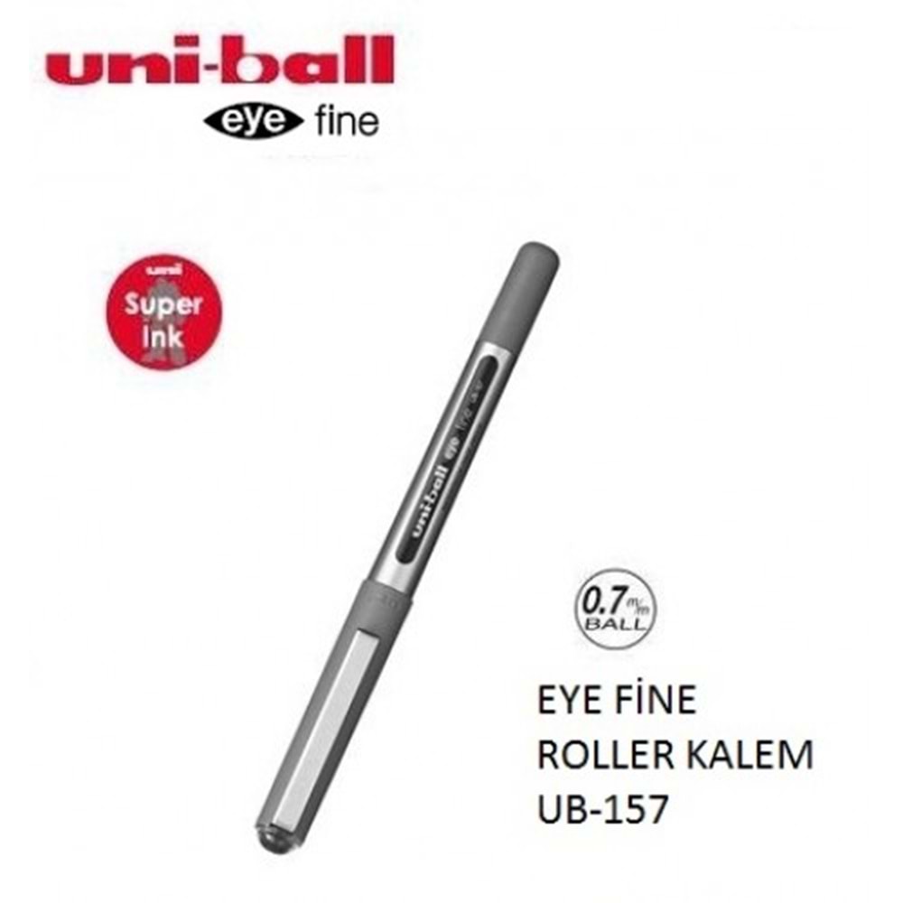 Uniball UB-157 EYE Fine 0.7 Roller Kalem Siyah