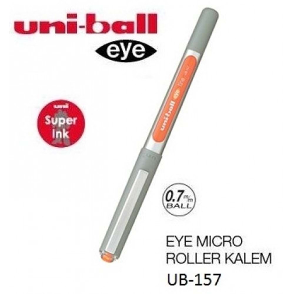Uniball UB-157 EYE Fine 0.7 Roller Kalem Turuncu