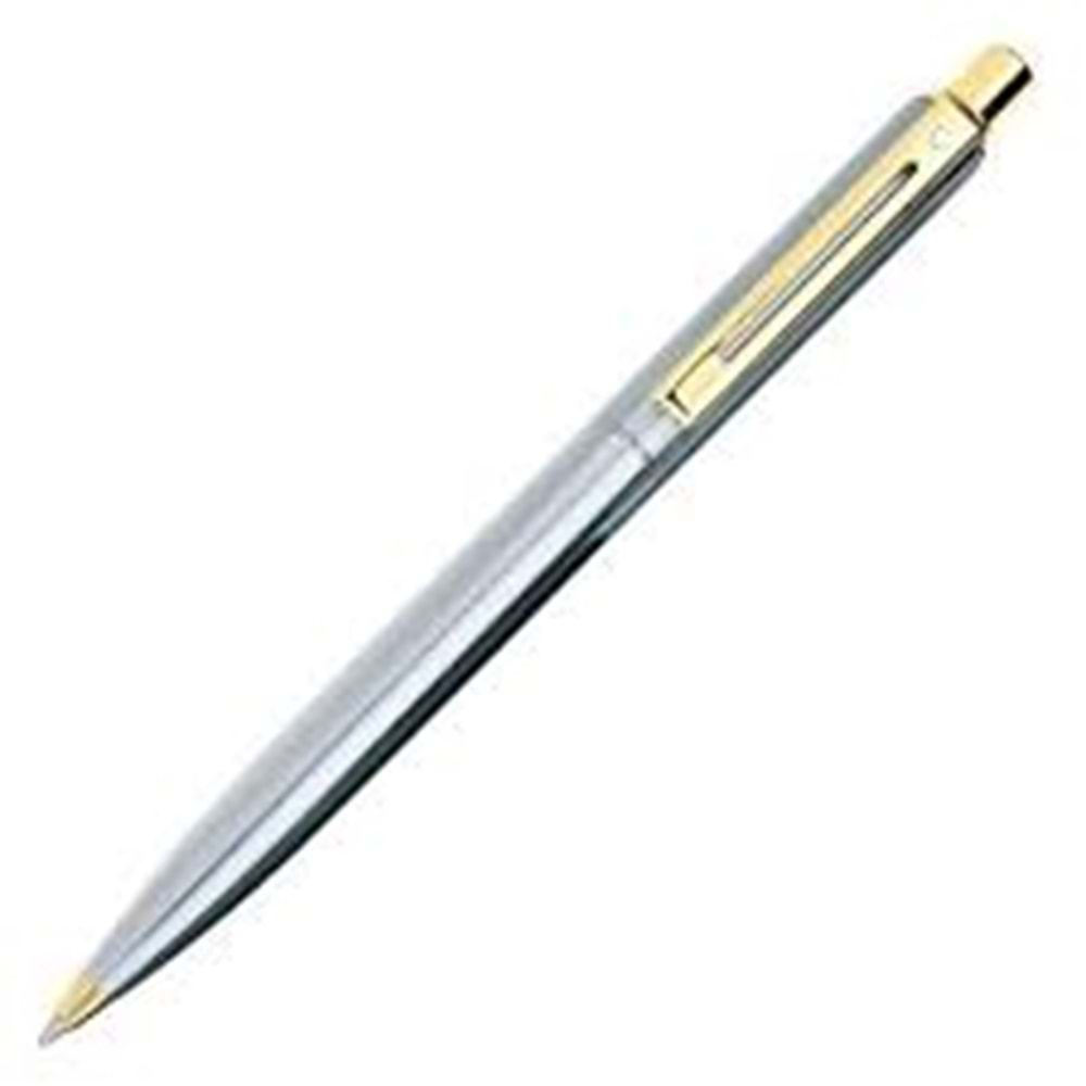 Sheaffer Dolma Kalem Sheaffer Sentinel Ballpoint Chrome - Gold Trim