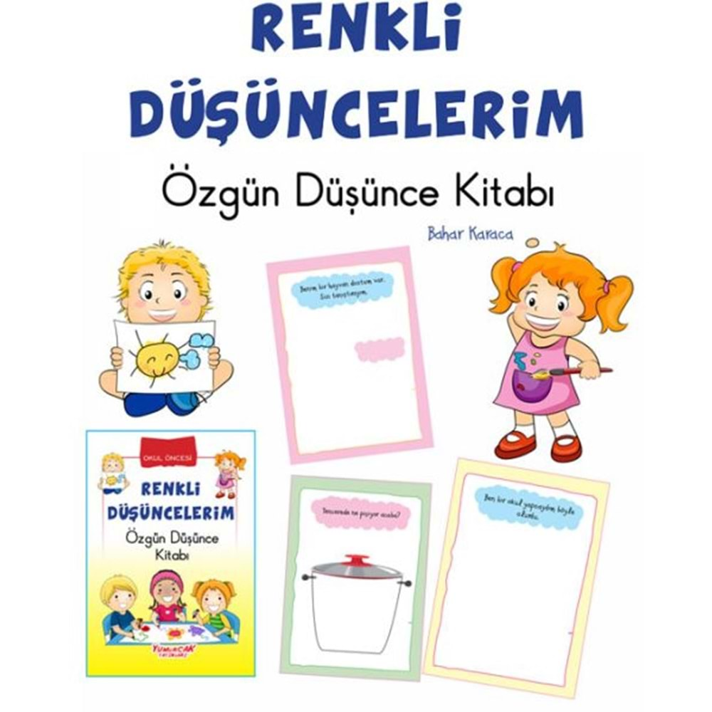 Renkli Özgün Düşüncelerim Okul Öncesi