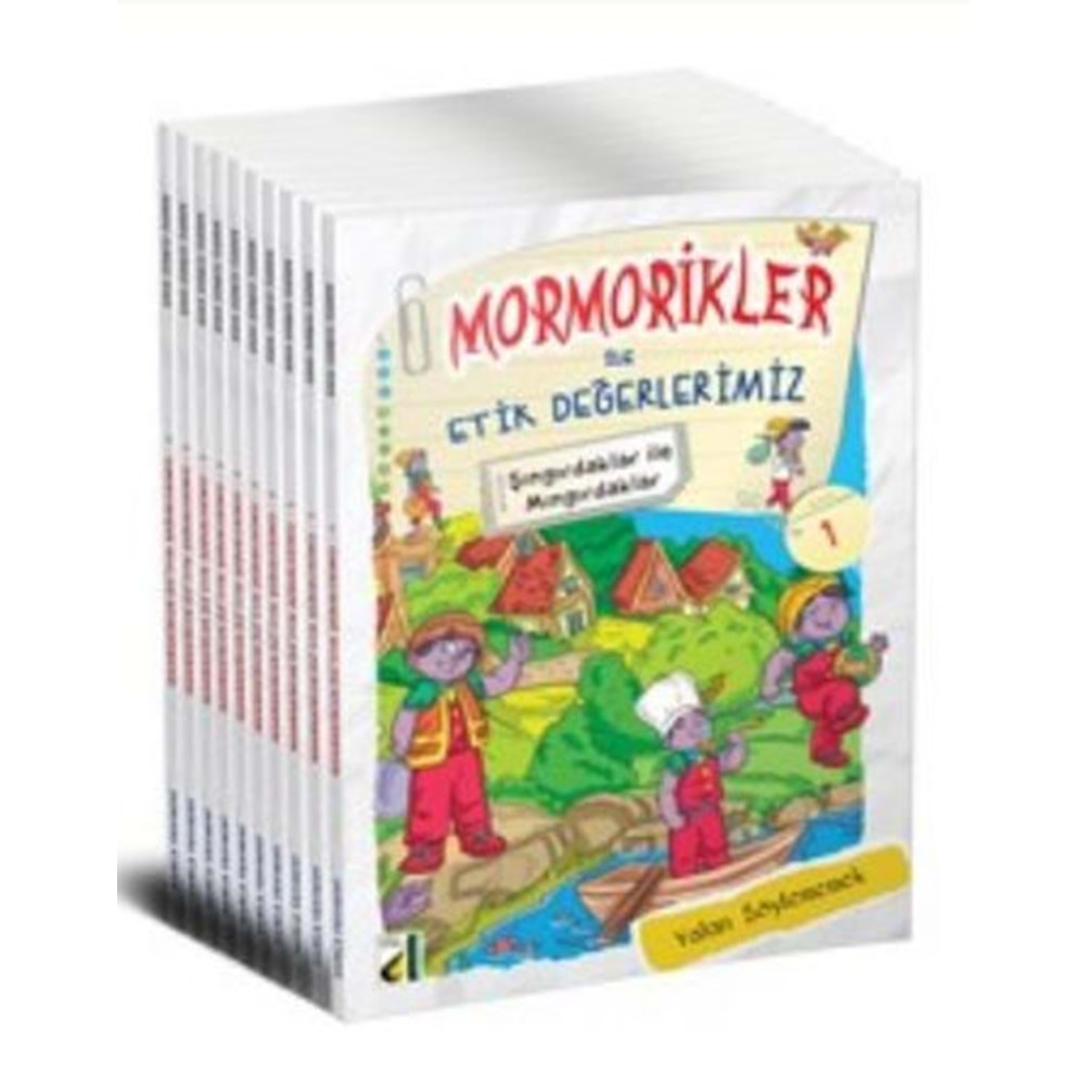 Mormorikler ile Etik Değerlerimzi Seti 10 Kitap