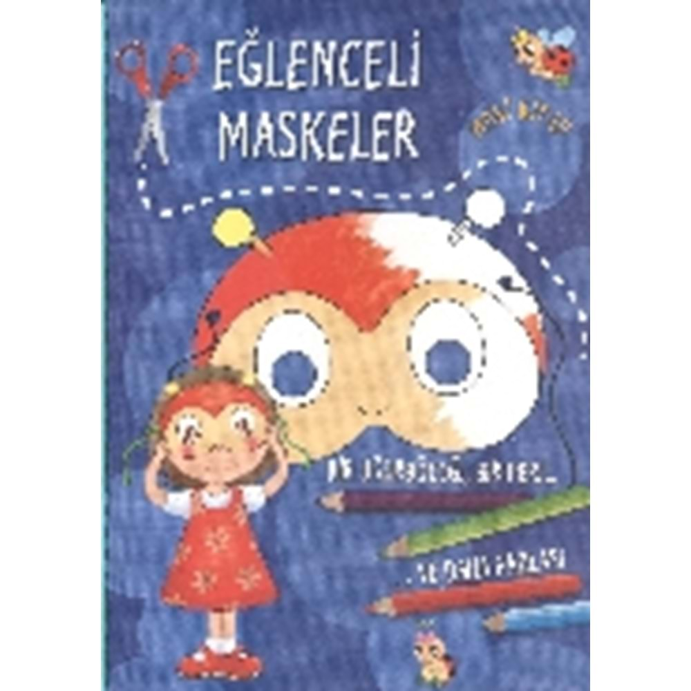 Eğlenceli Maskeler Mavi Kitap