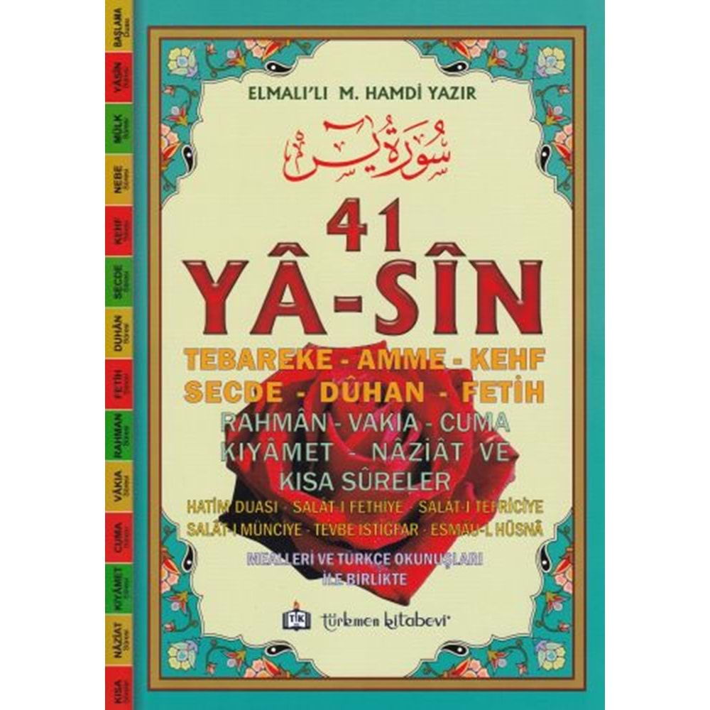 41 Yasin Kod YAS002 Rahle Boy