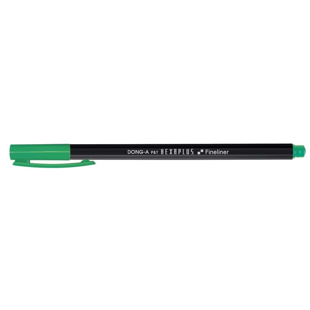 Dong-a Hexaplus Fineliner Fiber Uçlu No: 45 Yeşil