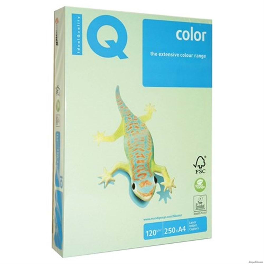 Mondi IQ A4 Renkli Kağıt 500'lü Açık Yeşil
