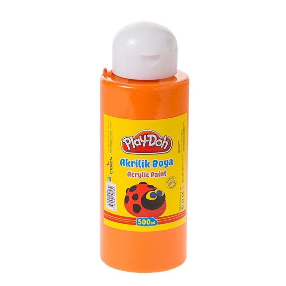 Play-Doh Akrilik Boya 500 Ml Turuncu