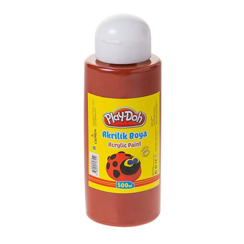 Play-Doh Akrilik Boya Kahverengi 500 Ml