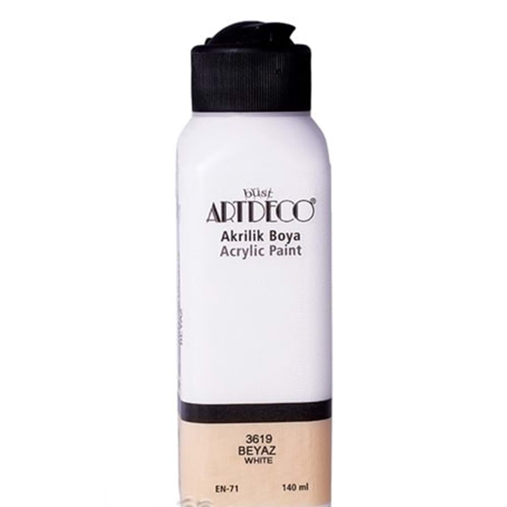 Artdeco Akrilik Boya 140 ml 3619 Beyaz