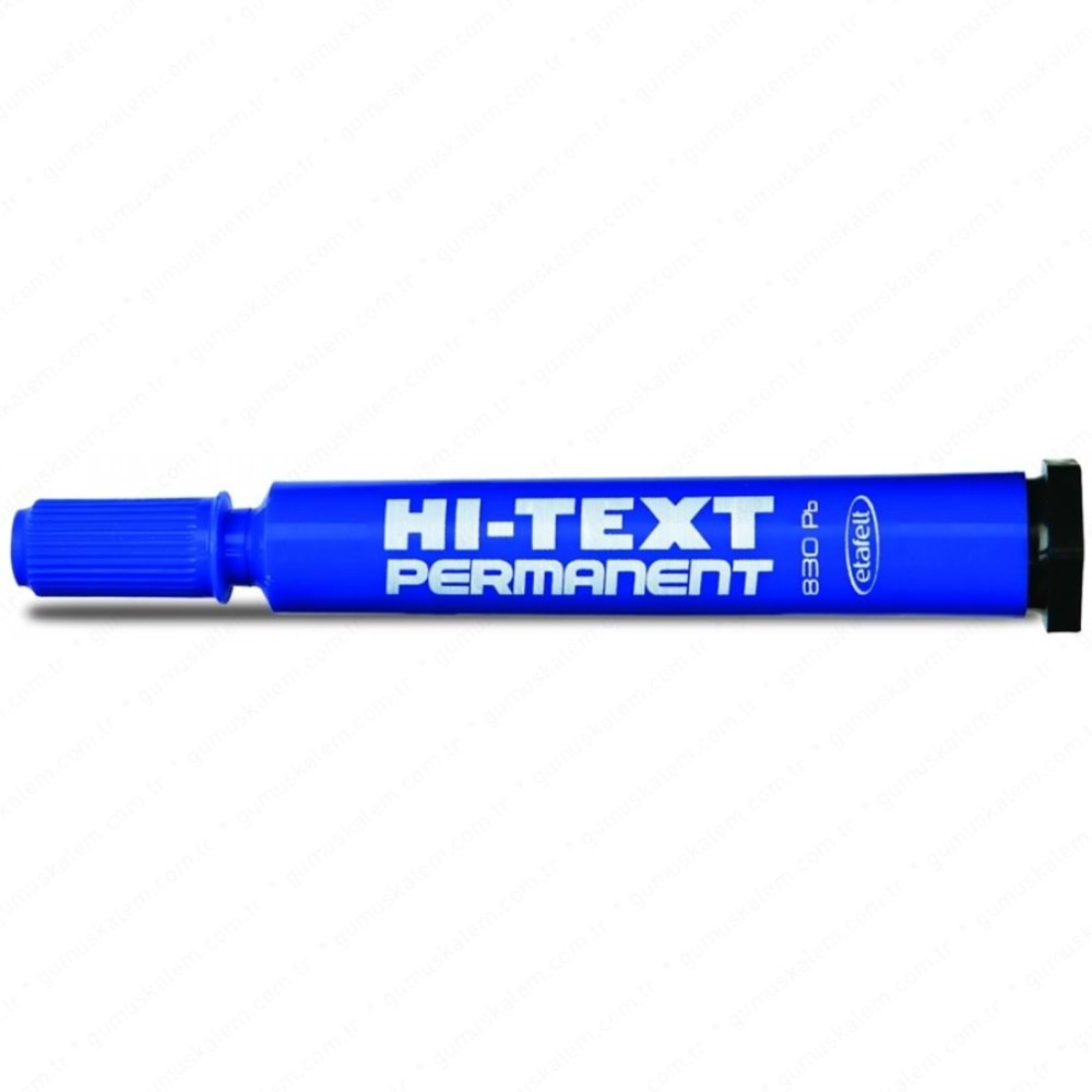 Hi-Text 830Pc Kesik Uçlu Permanent Kalem 6 Mm Mavi
