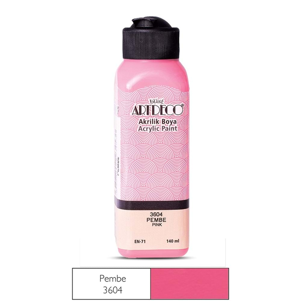 Artdeco Akrilik Boya 140 ml 3604 Pembe