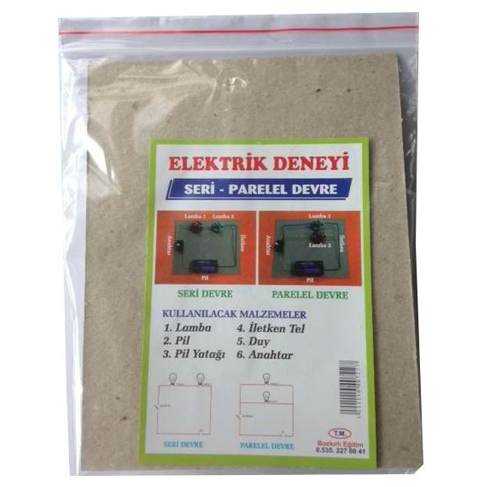 Elektrik Deney Seti Paralel Seri Bozkırlı