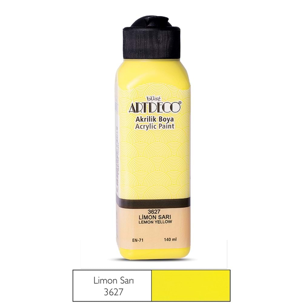 Artdeco Akrilik Boya 140 ml 3627 Limon Sarı