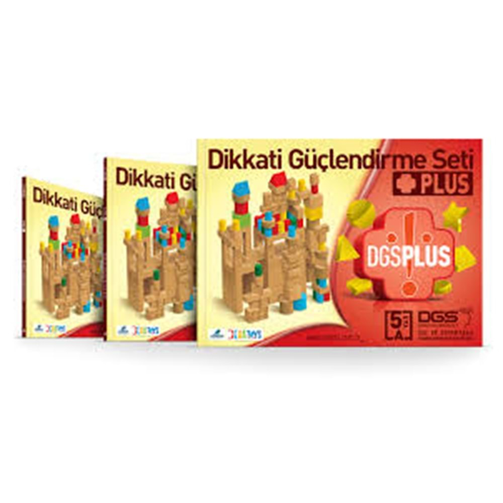 Dikkati Güçlendirme Seti Plus 5 Yaş (3 Kitap)