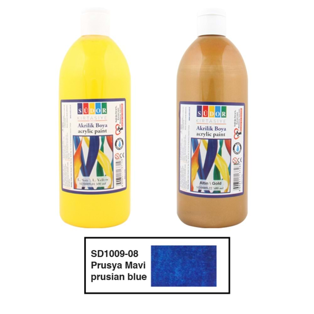 Südor Akrilik Boya 500 ml Prusya Mavi