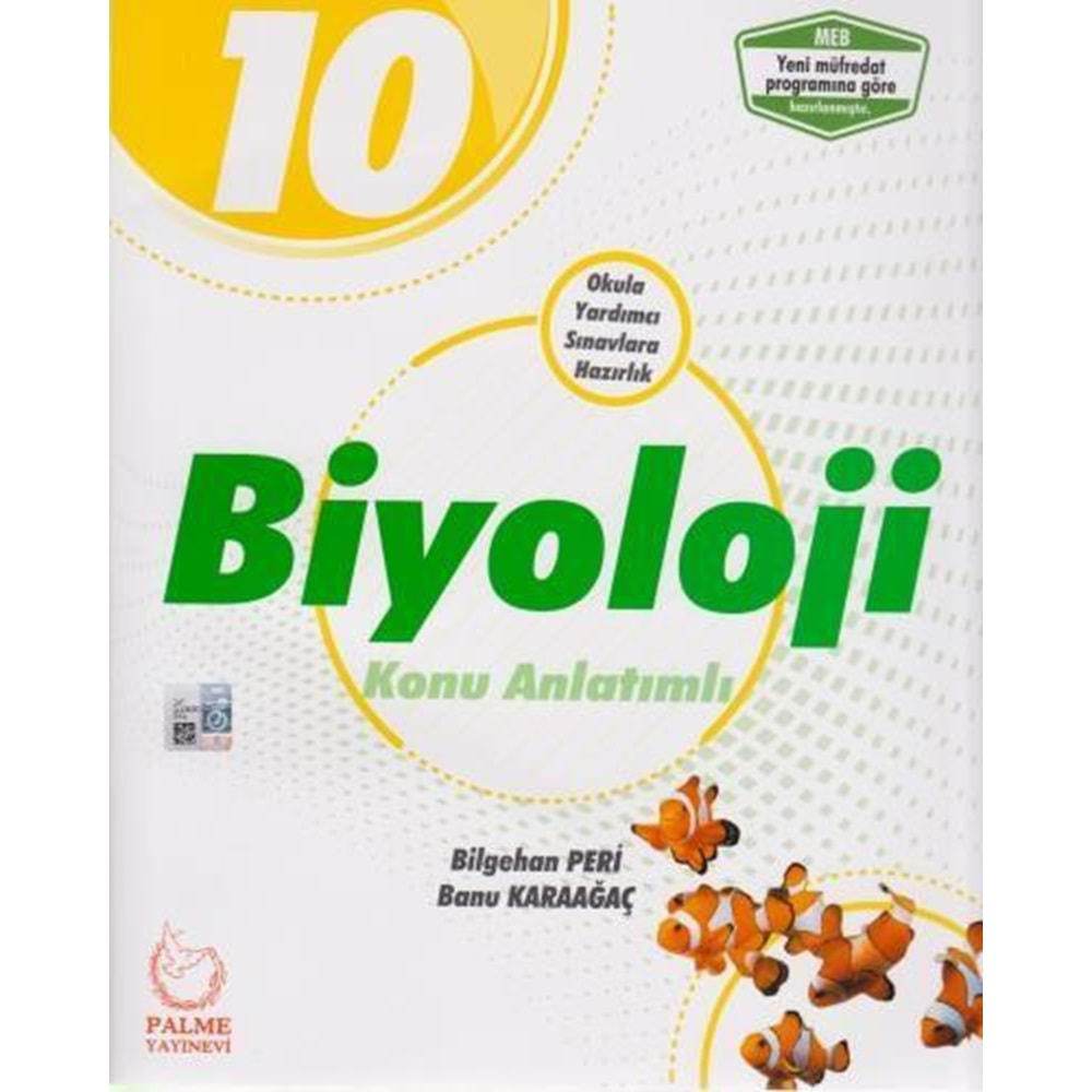 Palme 10. Sınıf Biyoloji Konu Anlatımlı