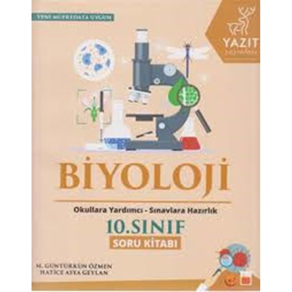 Yazıt 10. Sınıf Biyoloji Soru Kitabı-Yeni