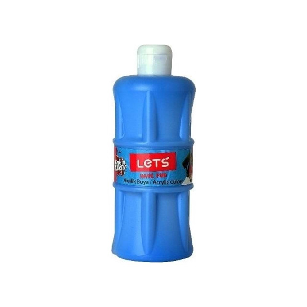 Lets L-5306 Akrilik Boya Mavi 500 Ml.