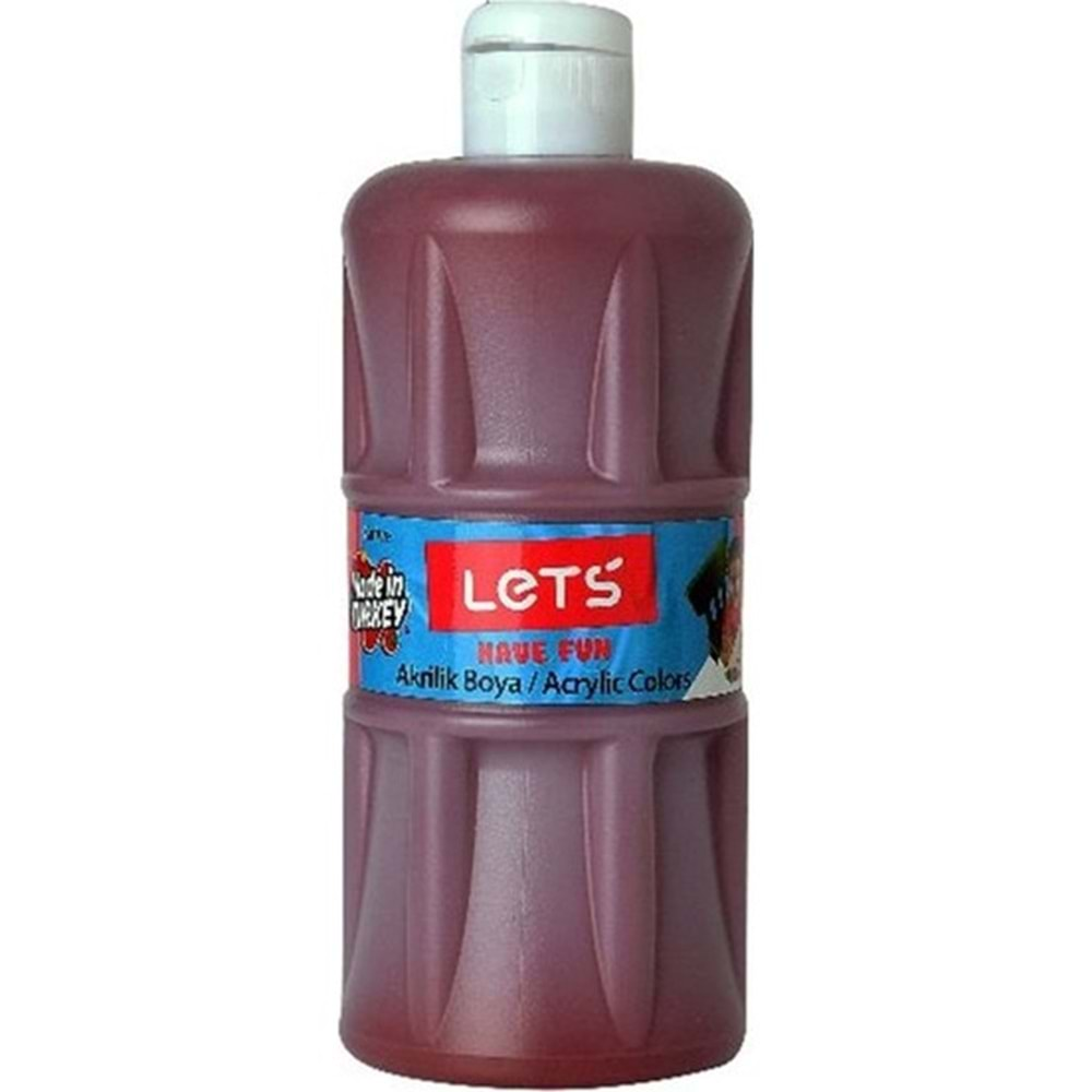 Lets L-5308 Akrilik Boya Kahverengi 500 Ml.