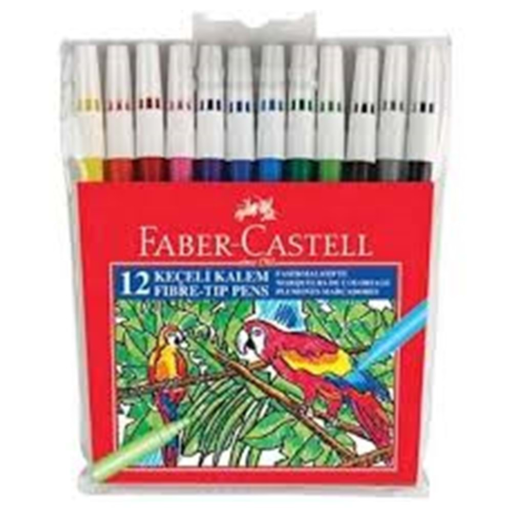 Faber Castell Keçeli Kalem 12 li