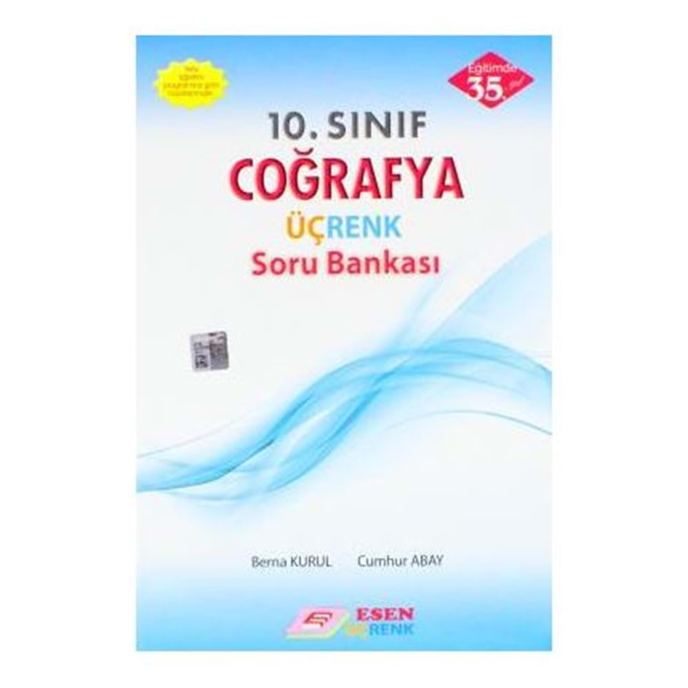 Esen 10.Sınıf Coğrafya Üçrenk Soru Bankası (Yeni Müfredat)