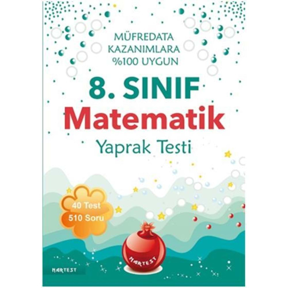 Nar Test 8. Sınıf Matematik Yaprak Testi