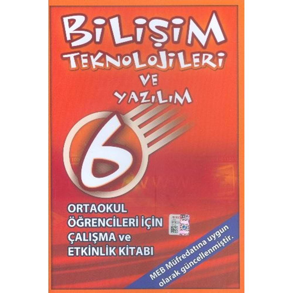 Ceren Bilişim Teknolojileri 6 Çalışma ve Etkinlik Kitabı