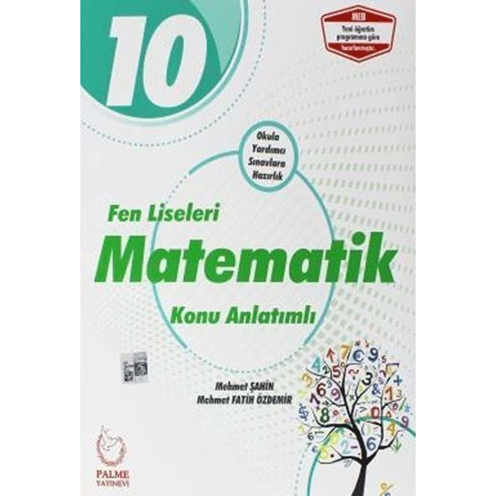 Palme 10. Sınıf Fen Liseleri Matematik Konu Anlatımlı