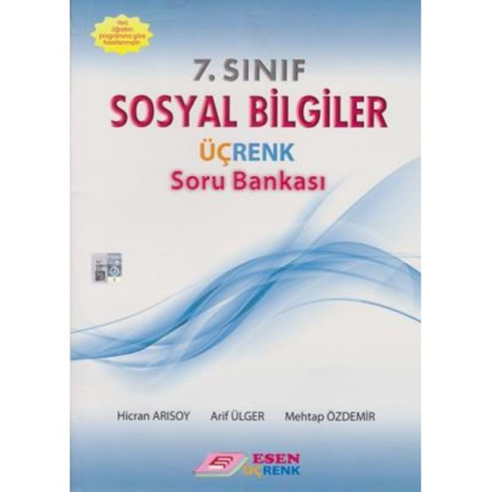 Esen 7.Sınıf Sosyal Bilgiler Üçrenk Soru Bankası (2018-2019)