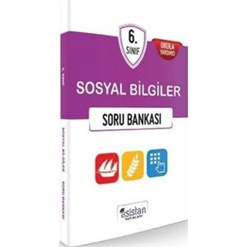 Asistan Yayınları 6. Sınıf Sosyal Bilgiler Soru Bankası