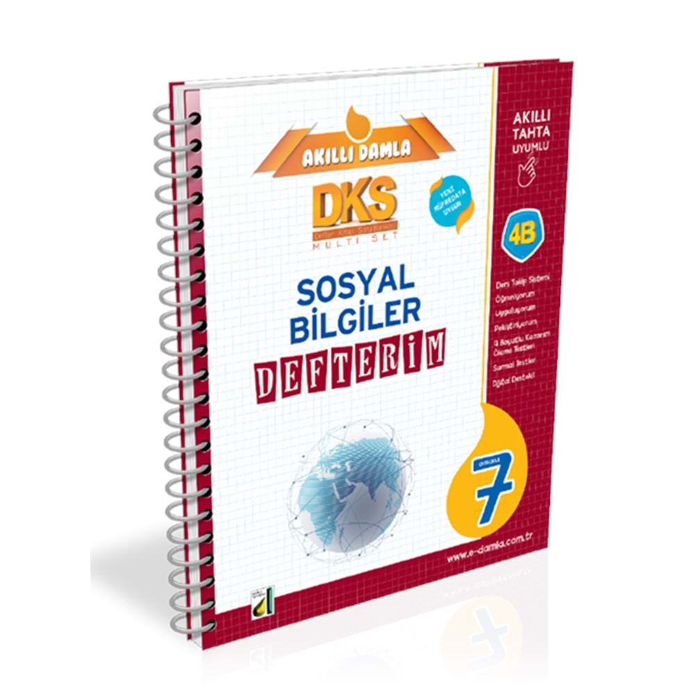 7. Sınıf Dks 4b Sosyal Bilgiler Defterim