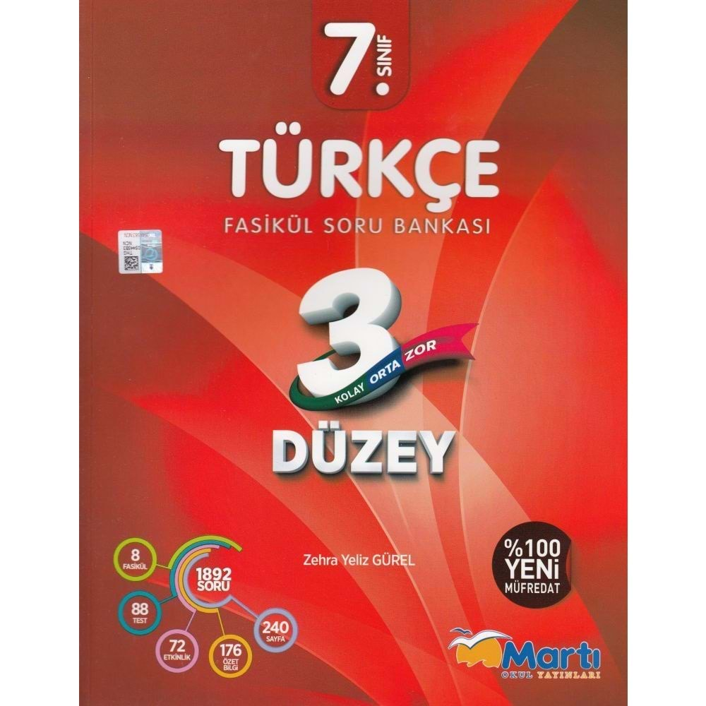 7.Sınıf Türkçe 3 Düzey Fasikül Soru Bankası