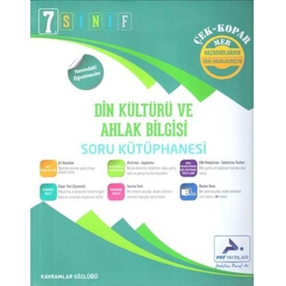 Prf 7. Sınıf Din Kültürü ve Ahlak Bilgisi Soru Kütüphanesi