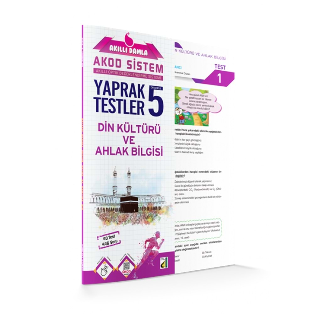 Akıllı Damla Din Kültür Yaprak Testler-5. Sınıf