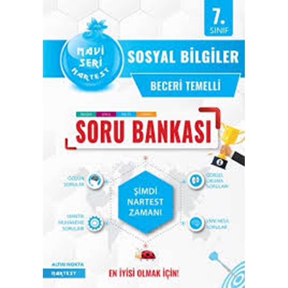 Nartest 7.Sınıf Mavi Seri Sosyal Bilgiler Soru Bankası