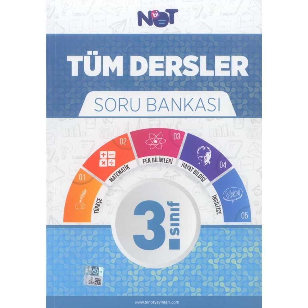 Binot Yayınları 3. Sınıf Tüm Dersler Soru Bankası