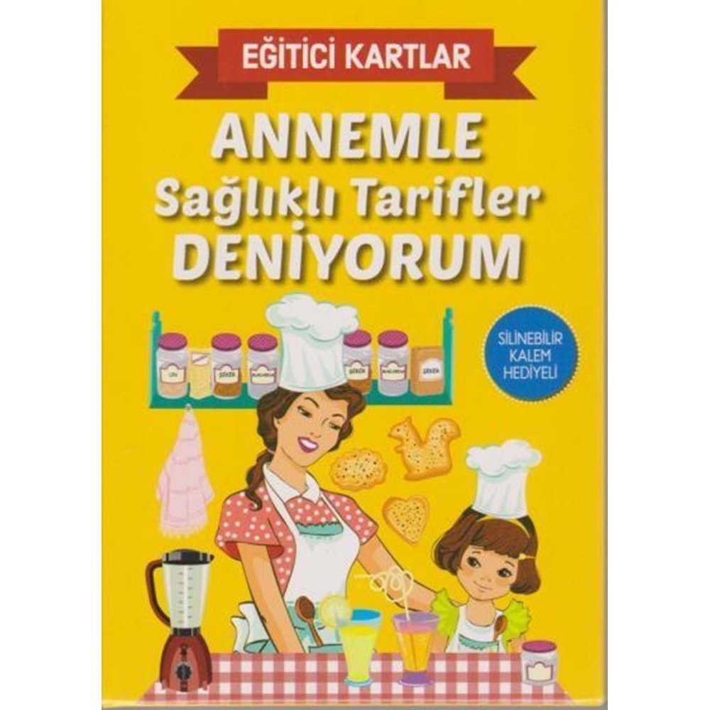 Eğitici Kartlar Annemle Sağlıklı Tarifler Deniyorum