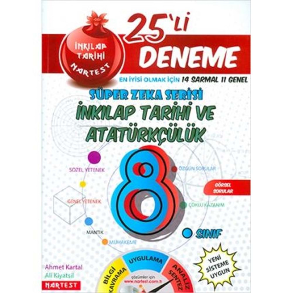 8.Sınıf Nar T.C. İnkılâp Tarihi Ve Atatürkçülük 24 Deneme Sınavı