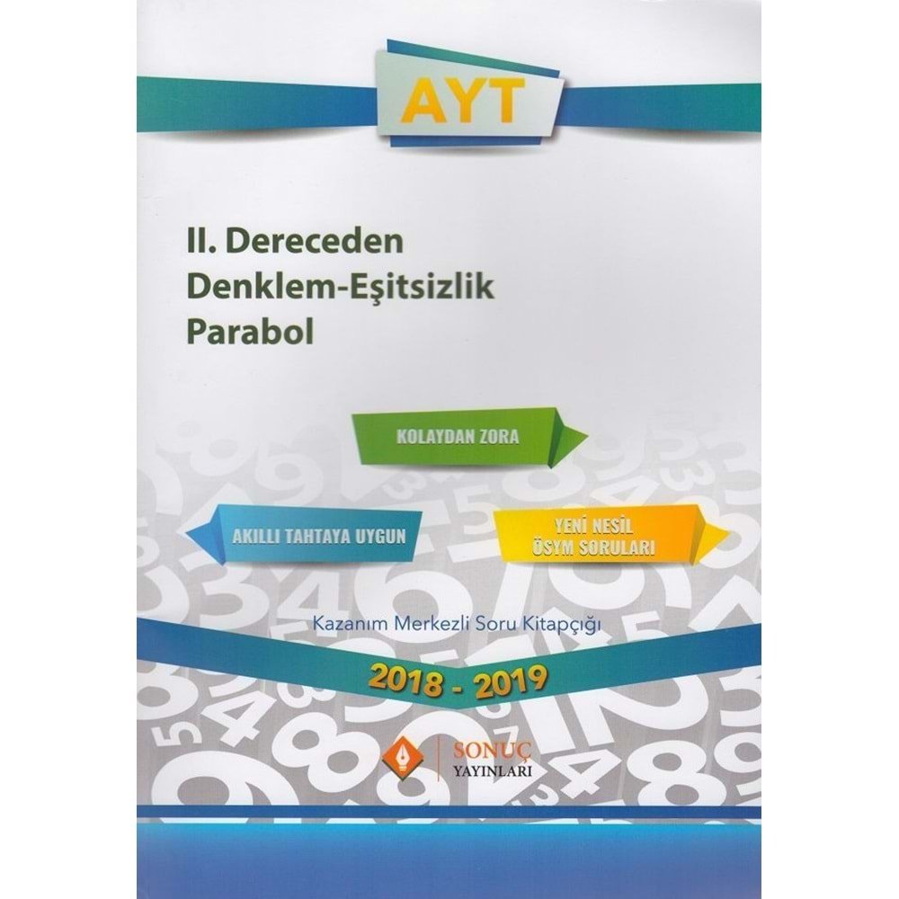 AYT II. Dereceden Denklem - Eşitsizlik - Parabol