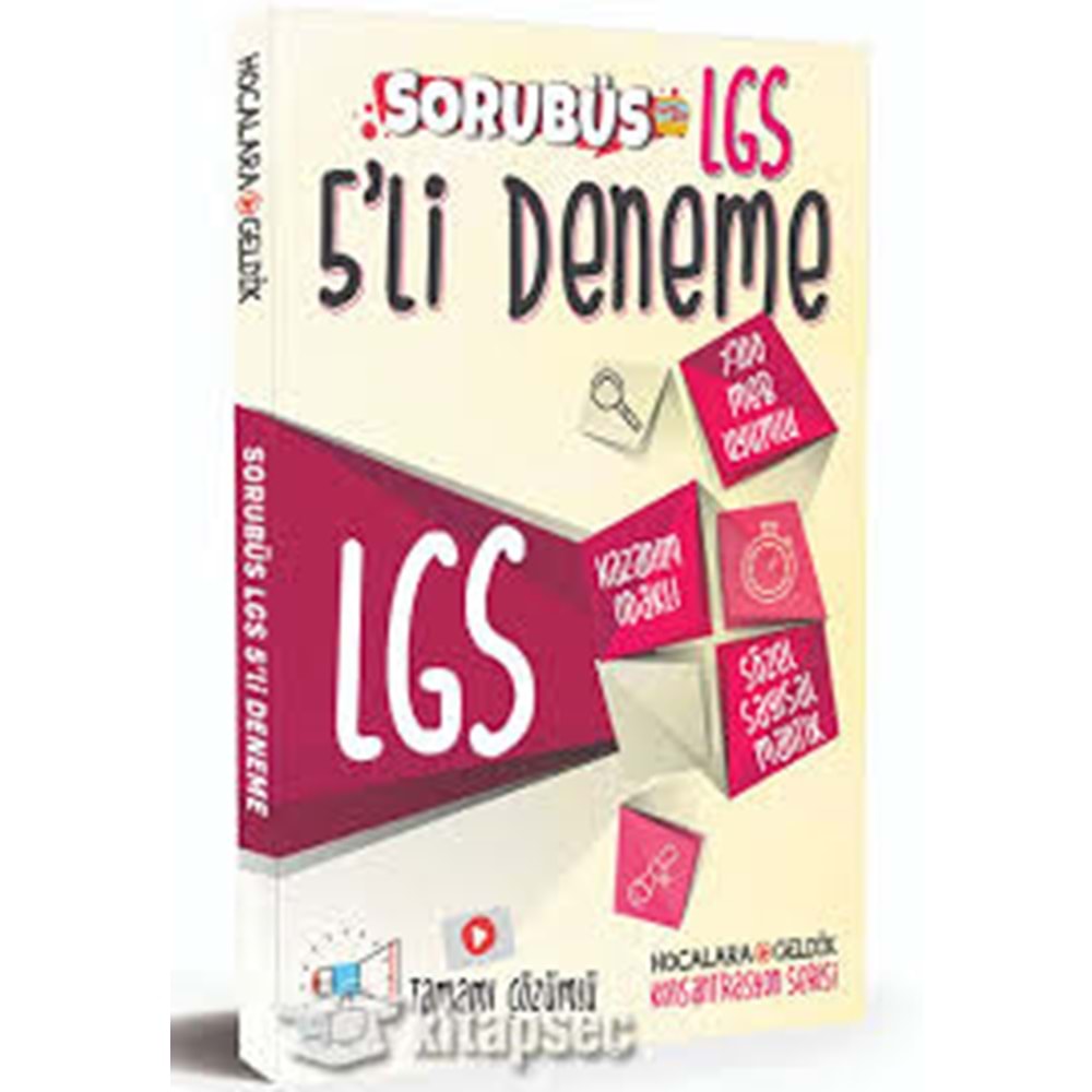 LGS Sorubus 5Li Paket Deneme
