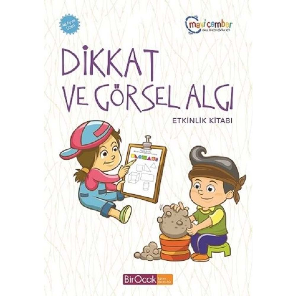 Dikkat ve Görsel Algı Etkinlik Kitabı (48 Ay ve Üzeri) - Mavi Çember Okul Öncesi Eğitim Seti