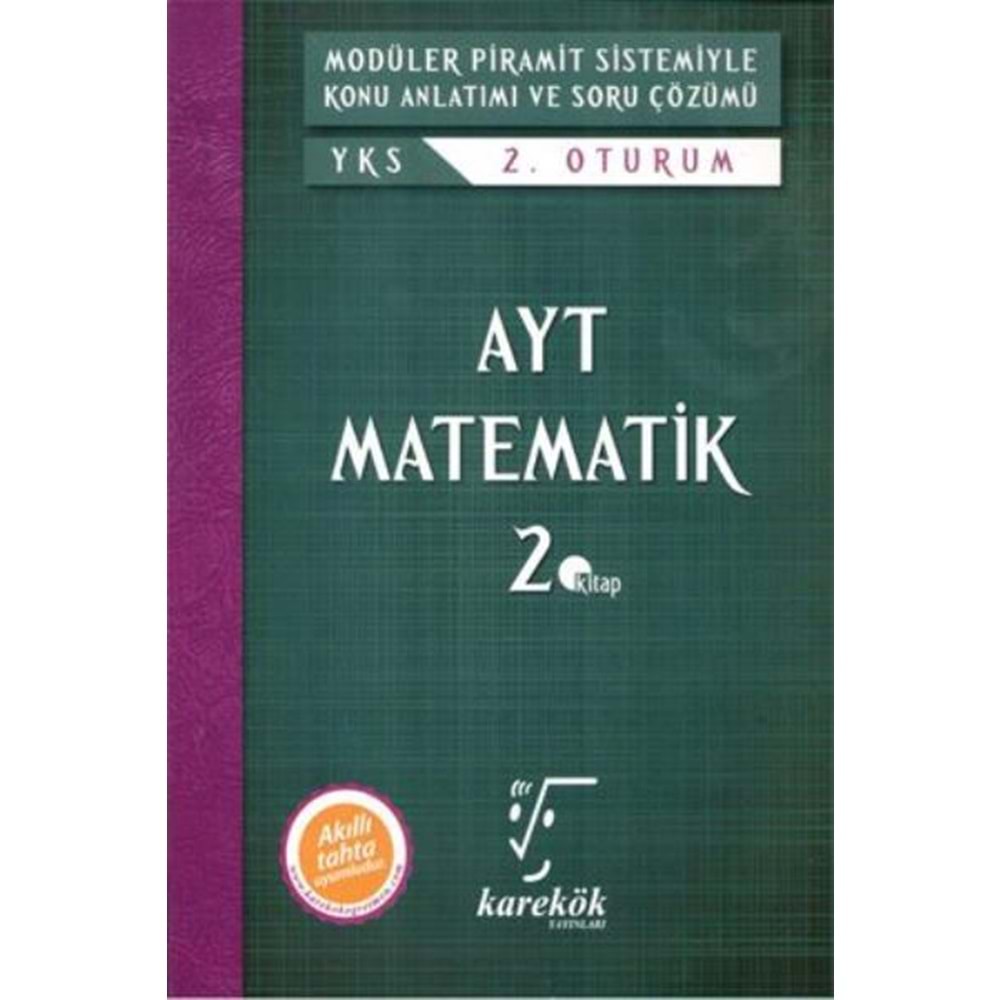 Karekök AYT Matematik MPS 2. Kitap YENİ